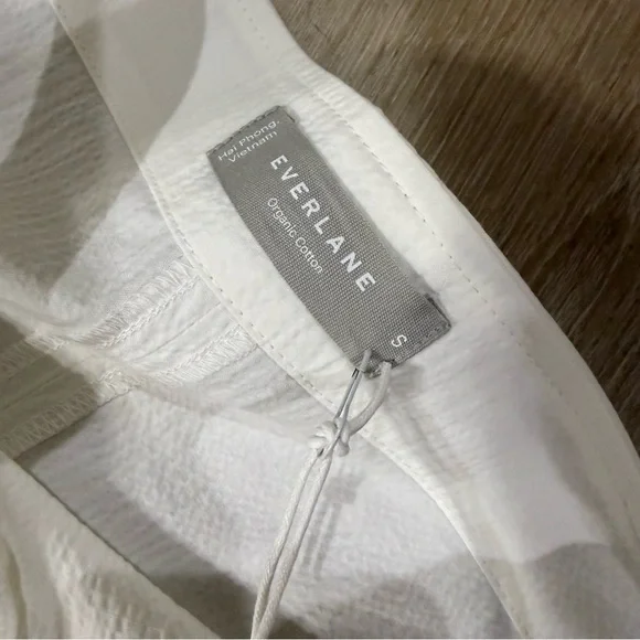 Everlane Off-White Textured Sleeveless Dress - Picture 5 of 7